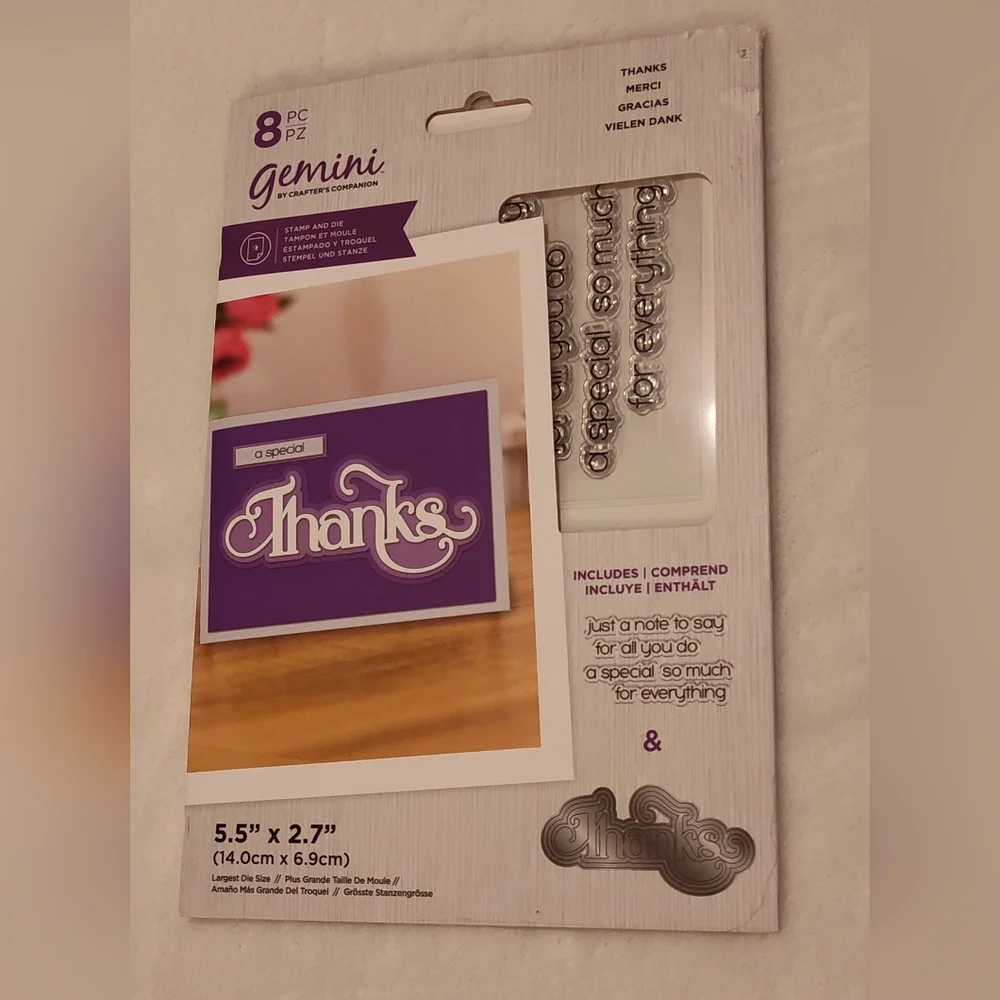Home Party Supplies Die Set - Purple, Blue